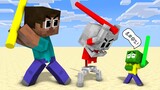 Monster School T&J : Baby Zombie Fooled With Skeleton Kindness - Funny Minecraft Animation