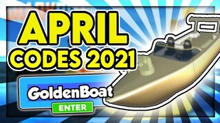 All "New [ GoldenBoat ] Update Working Codes 2021 in Roblox Sharkbite