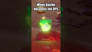 WHEN BAIZHU BECOMES THE DPS🌱 GENSHIN IMPACT #genshinimpact #baizhu