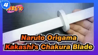 [Naruto Origama] Make a Kakashi's Chakra Blade With White Paper_4
