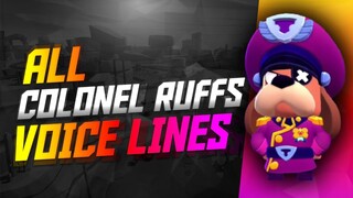 COLONEL RUFFS Voice Lines | Brawl Stars