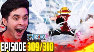 "LUFFY FINISH THIS" One Piece Ep. 309,310 Live Reaction!