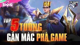 5 Tướng Gắn Mác Phá Game, Bị Ăn Gạch Đá Nhiều Nhất ở rank việt TNG