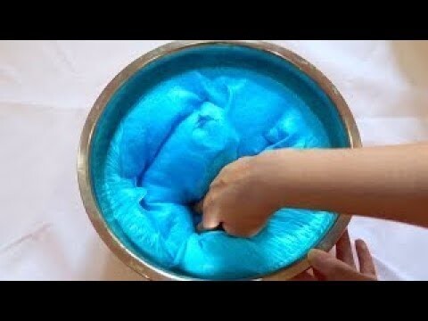 How To Make Crunchy Iceberg Slime - DIY Crunchy Fluffy Slime - ASMR Slime