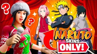 the *NARUTO THEMED* Fortnite Fashion Show...