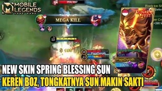 PAKE SKIN SUN IMLEK JADI OFFLANER SOLO RANK AUTO KITA GENDONG SEMUA BOZ BY TOP GLOBAL 1 SUN