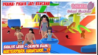 Piknik ke Waterpark Tiba² Gunung Meletus,Gempa Bumi, Banjir Lava DRAMA SAKURA SCHOOL SIMULATOR