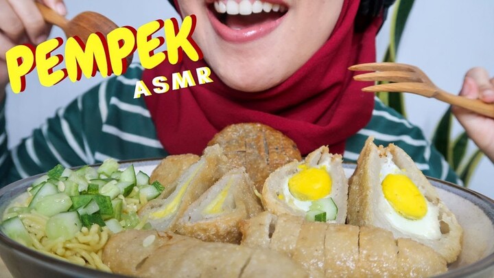 ASMR Pempek (Indonesian Food) | Eating Sound | ASMR Indonesia | Moi Eat ASMR