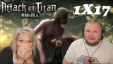 ATTACK ON TITAN 1x17 REACTION | Female Titan: The 57th Exterior Scouting Mission, Part 1