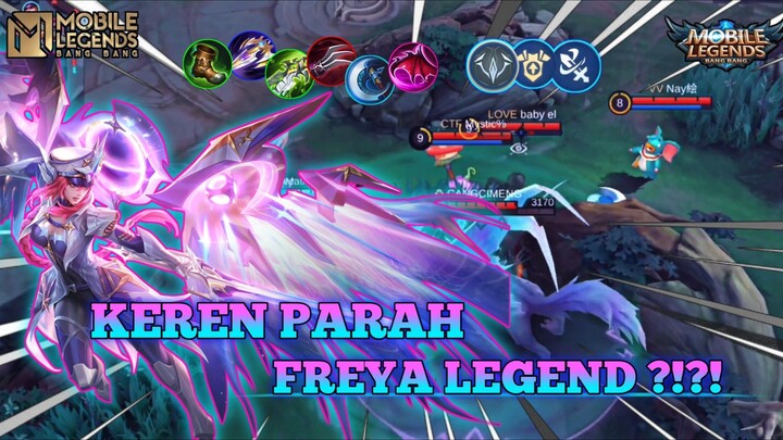 FREYA DENGAN LAGU KEMATIANNYA 😋|| GAMEPLAY FREYA - MLBB