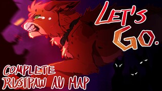 LET'S GO - Rustpaw WARRIORS AU MAP EP.1 - COMPLETE