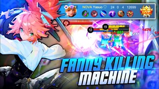 FANNY KILLING MACHINE (24 KILLS WITH NO DEATH) | RANK GAMEPLAY | MLBB