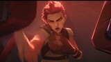 Frame-by-frame animation - the expression of the sense of power of punching