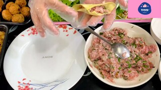 Ăn và thưởng thức món hoành thánh phần 3 #anngon