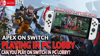 CAN SWITCH PLAYER PLAY AGAINST PC PLAERS?? APEX LEGENDS SWITCH GAMEPLAY