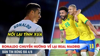 TIN BÓNG ĐÁ 4/8 | TBN hẹn Brazil ở chung kết Olympic, Ronaldo "quay xe" trở về Real Madrid