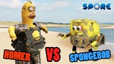 Homer vs Spongebob | SPORE
