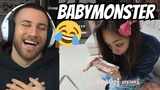 TRY NOT TO LAUGH 😂 BABYMONSTER - 'Last Evaluation' Behind The Scenes #1 - REACTION