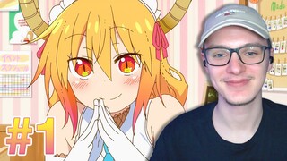 MISS KOBAYASHI'S DRAGON MAID SEASON 2 EPISODE 1 REACTION/REVIEW! - A NEW DRAGON!