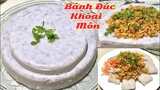 BÁNH ĐÚC KHOAI MÔN- Công thức mới giúp bánh mềm dẻo ngon/ Simple recipe with taro