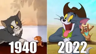 Evolution of Tom and Jerry in Cartoons & Movies [1940-2022]
