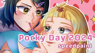 Speedpaint #7- Pocky Day 2024