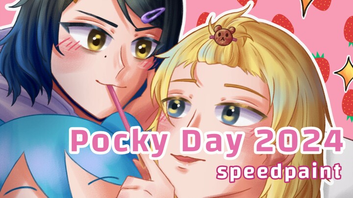 Speedpaint #7- Pocky Day 2024