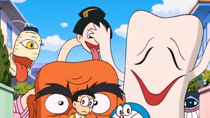 Nobita created a world of monsters, but was almost killed by the monsters