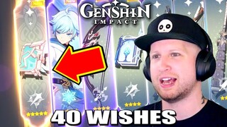 40 "WANDERLUST INVOCATION" WISH ROLLS in GENSHIN IMPACT ($100 Worth of Wishes)