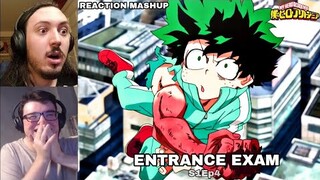 💥 ENTRANCE EXAM 💥 | Reaction Mashup | My Hero Academia S1Ep4