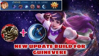 GUINEVERE NEW UPDATE BUILD - BRUTE FORCE + BERSERKER - ATHENA ASAMIYA - MOBILE LEGENDS