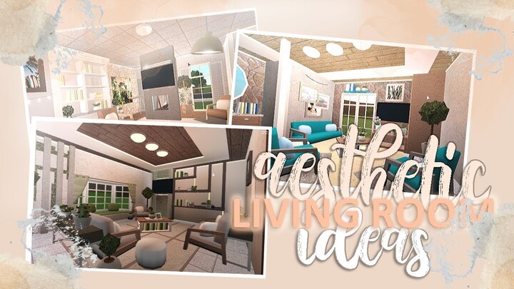 3 Aesthetic Living Room Ideas | BLOXBURG