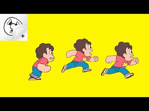 Steven RUN CYCLE in 4, 8, 12 and 16fps| FLIPACLIP 2020