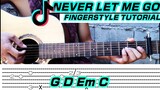 (Kiss) Hold Me Close| Never Let Me Go | Thyro_Yumi | (Guitar Fingerstyle Cover) Tabs Chords