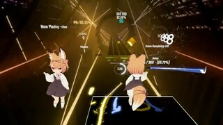 (เกม Beat Saber) เจ้าจิ้งจอกมาในเพลง GLIDE - 820/824 - Rank SS