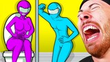 TRY NOT TO LAUGH - Among Us Animations