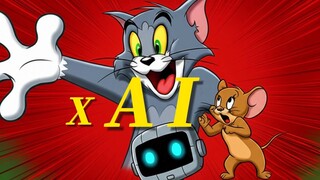 猫和老鼠，但AI制作
