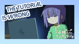 The tutorial is wrong