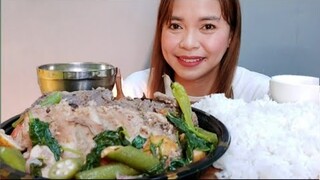 SINIGANG NA SPARE RIBS SA BAYABAS MUKBANG