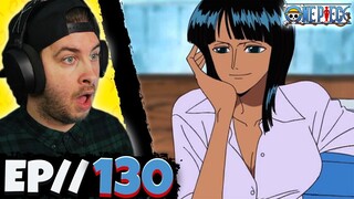 ROBIN JOINS THE STRAW HATS! // One Piece Episode 130 REACTION - Anime Reaction