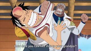 Everyone was surprised when Navy Hero is Luffy Grandpa 😱😱😱