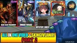 ALL IN ONE VIDEO + SKINGIVEAWAY [PART 2] | Mobile Legends: Bang Bang!