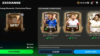 Unlimited Centurion Exchange + Neymar & Ramos Hunt Begins