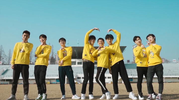When nine boys seriously remake the Korean girl group's popular dance music video "bboom bboom" momo