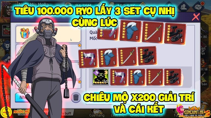 Huyền Thoại Nhẫn Giả - Tiêu 100.000 RYO Lấy 3 Set CỤ NHỊ Cùng Lúc. Chiêu Mộ X200 Giải Trí Và Cái Kết