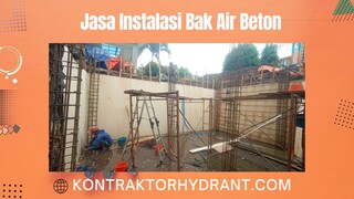 Jasa instalasi bak air beton