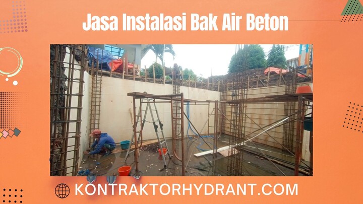 Jasa instalasi bak air beton
