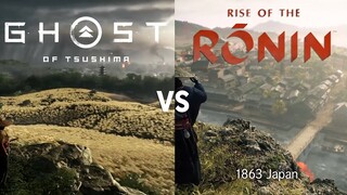 Rise of the Ronin vs Ghost of Tsushima | Graphics Comparison PS5