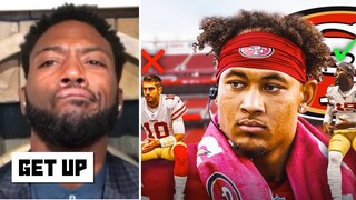 GET UP| Ryan Clark goes crazy Kyle Shanahan was confident when he voted Trey Lance as QB season 2022