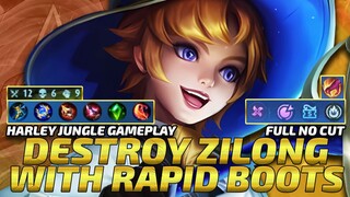 DESTROY ZILONG WITH RAPID BOOTS | HARLEY 2023